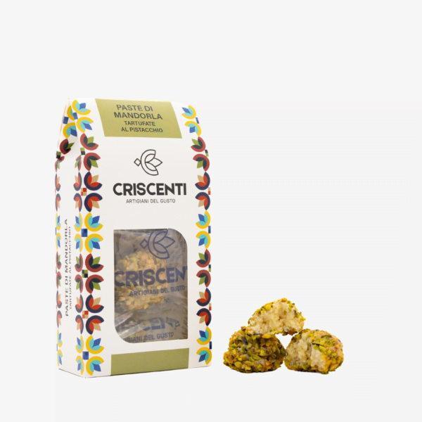 PASTE DI MANDORLE TARTUFATE AL PISTACCHIO