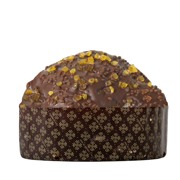 PANETTONE AL CIOCCOLATO DI MODICA IGP E PERE 1kg